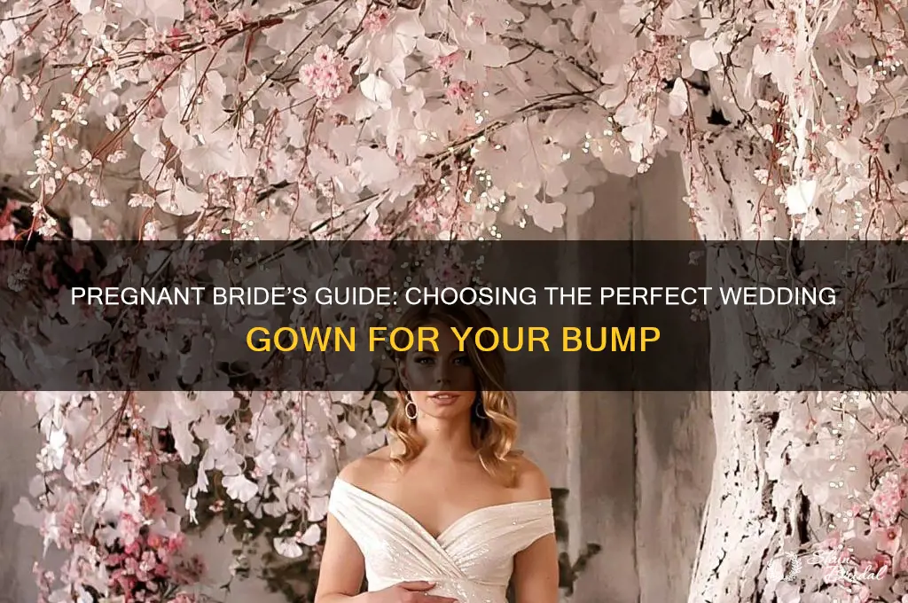 what to do for buying a wedding gown while pregnant