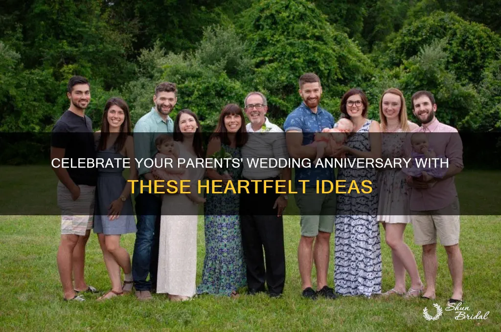 what to do for parents wedding anniversary