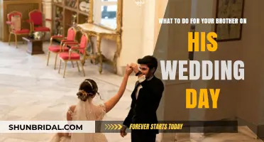 Thoughtful Ways to Celebrate Your Brother's Wedding Day