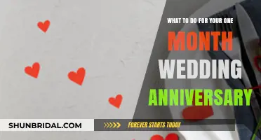 Celebrating One Month of Marriage: Romantic Ideas for Your First Anniversary