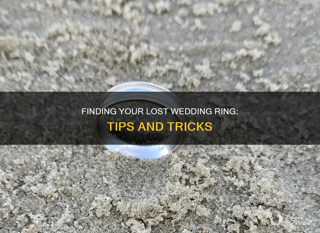 what to do if I lost my wedding ring