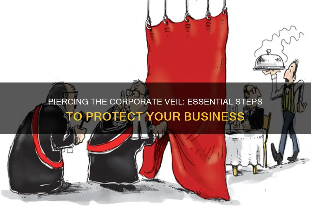 what to do if i pierce coporate veil