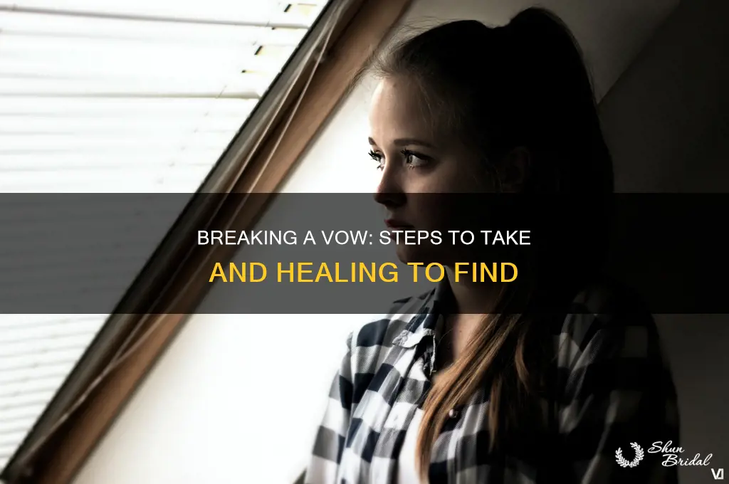 what to do if i take vow