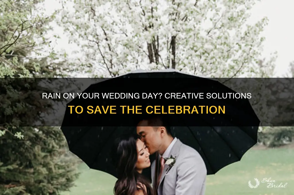 what to do if it rains on my wedding day