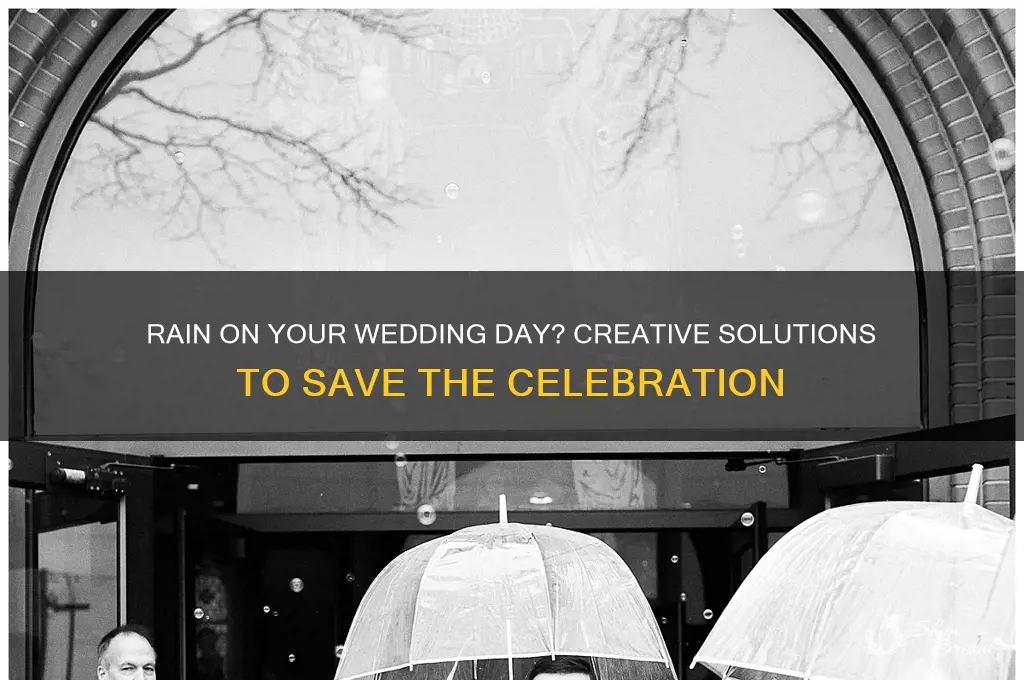 what to do if it rains on your wedding day