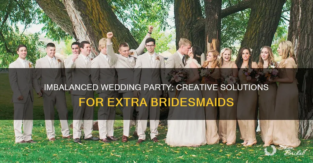 what to do if more bridesmaids than groomsmen