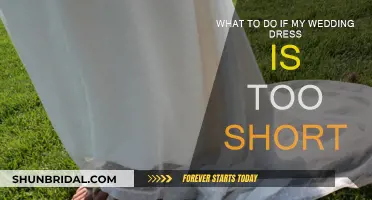 Short Wedding Dress? Here's What You Can Do