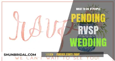Handling Pending RSVP Wedding Guests: Tips for Stress-Free Planning