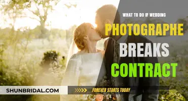 Broken Wedding Photography Contract: Your Legal Options