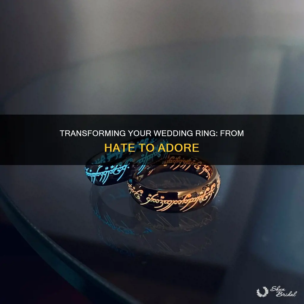what to do if you hate your wedding ring