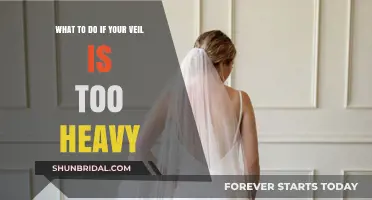 Lighten Your Bridal Look: Solutions for a Heavy Veil Dilemma