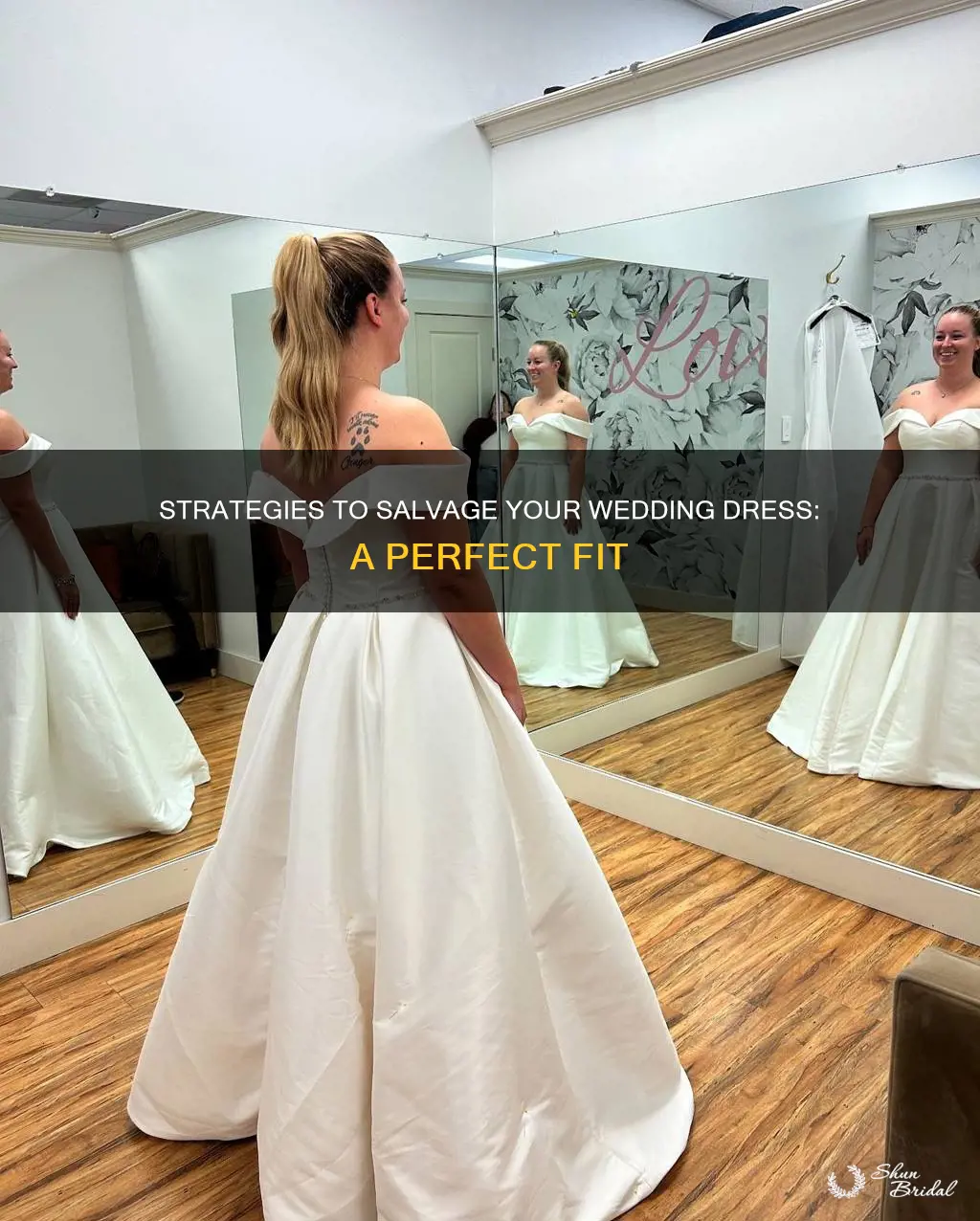 what to do if your wedding dress doesn t fit