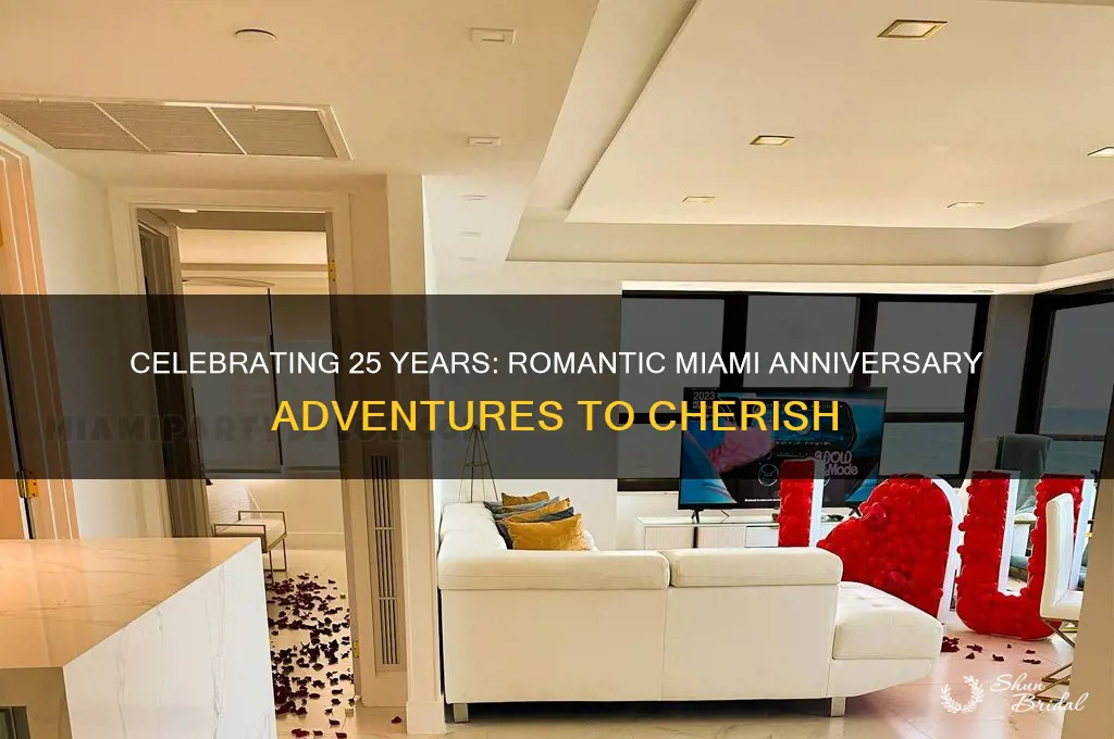 what to do in miami for our 25th wedding anniversary