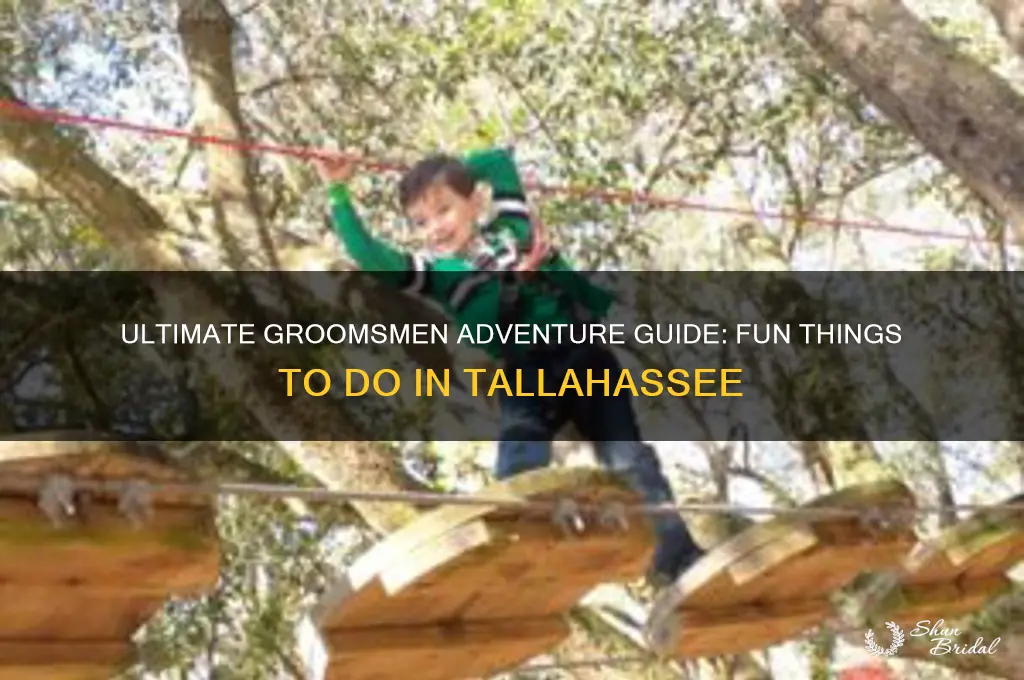 what to do in tallahassee for groomsmen