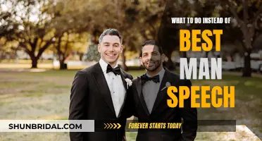 Creative Alternatives to the Traditional Best Man Speech