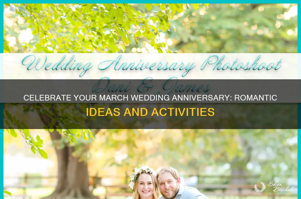 what to do march wedding anniversary