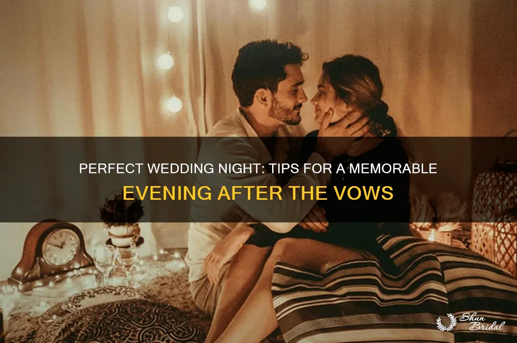 what to do night of wedding