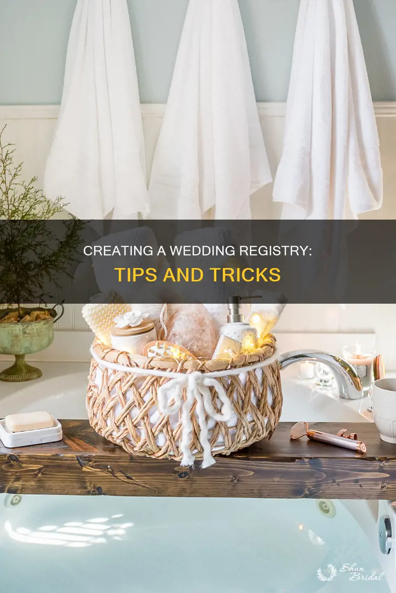 what to do no if wedding registry