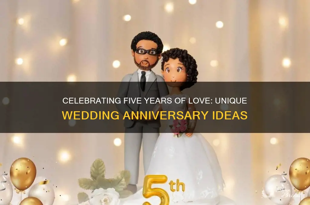 what to do on 5 year wedding anniversary