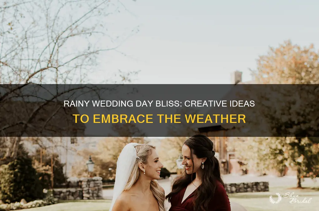 what to do on a rainy wedding day