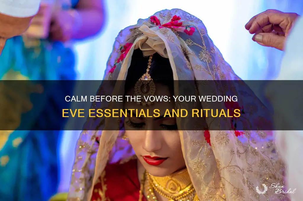 what to do the night before your wedding day