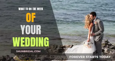 The Week of Your Wedding: A Guide to Bliss