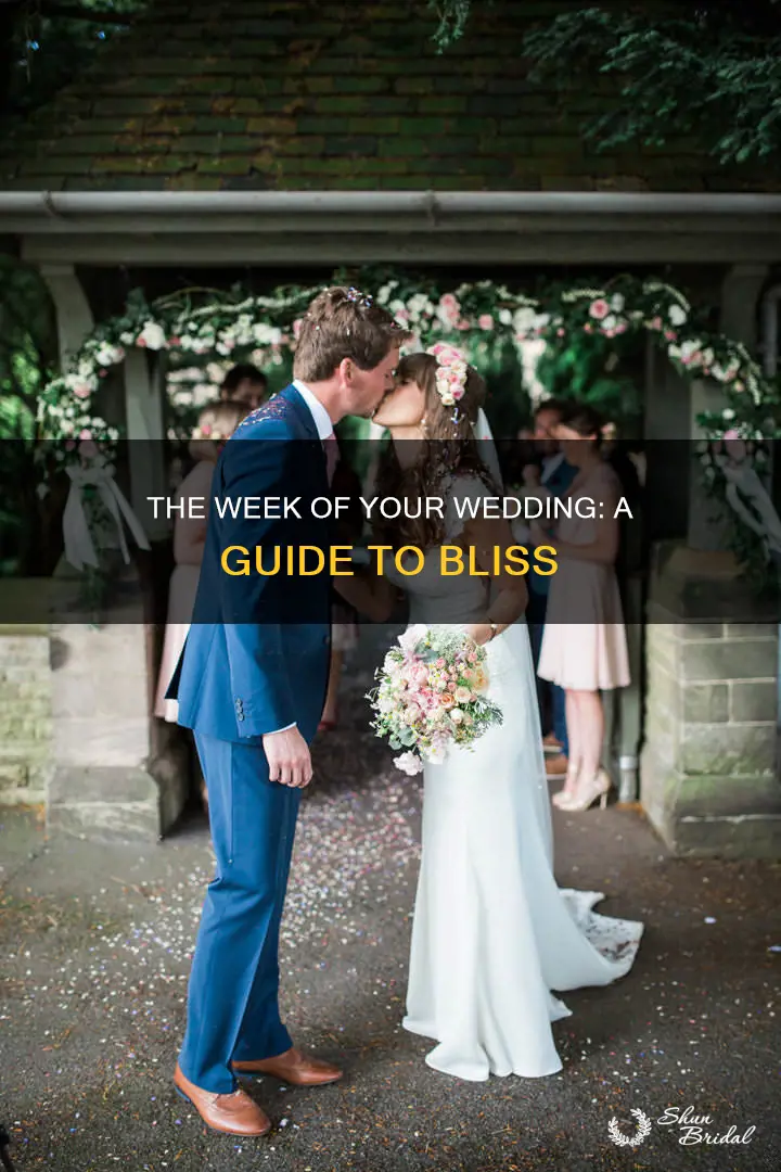 what to do the week of your wedding