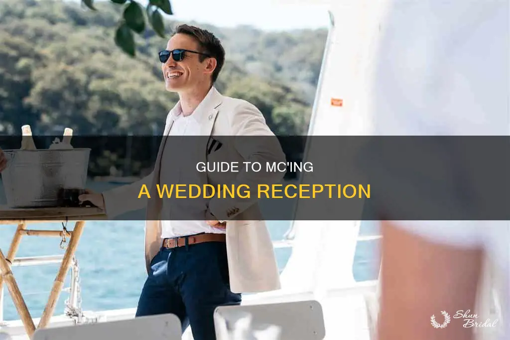 what to do to mc a wedding reception