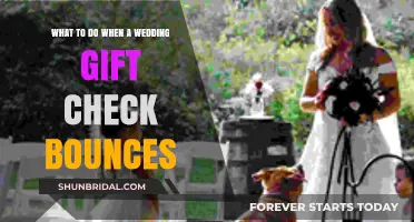Wedding Gift Check Bounced? Here's How to Handle It Gracefully