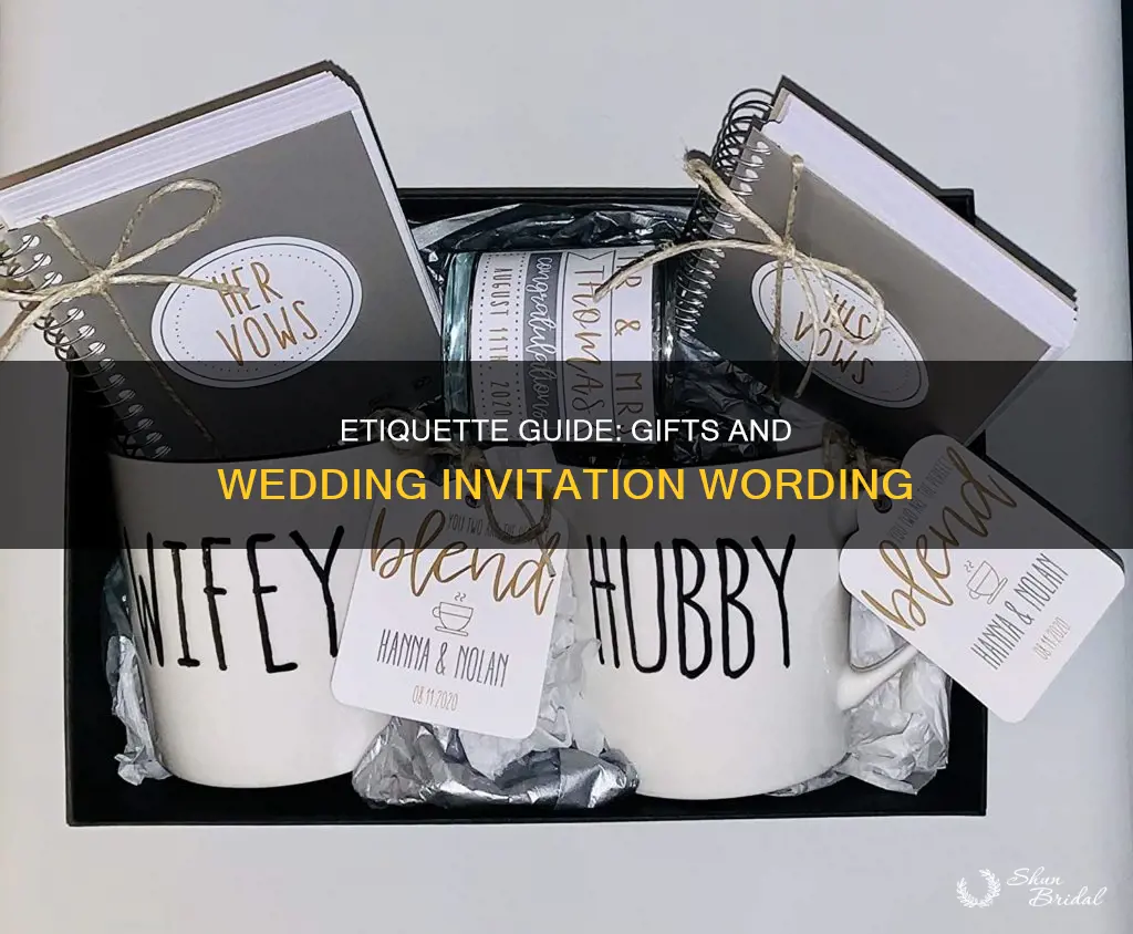 what to do when a wedding invitations says no gifts