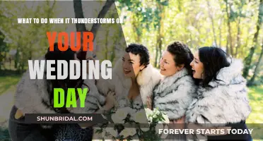 Thunderstorms on Your Wedding Day? Stay Calm with These Tips