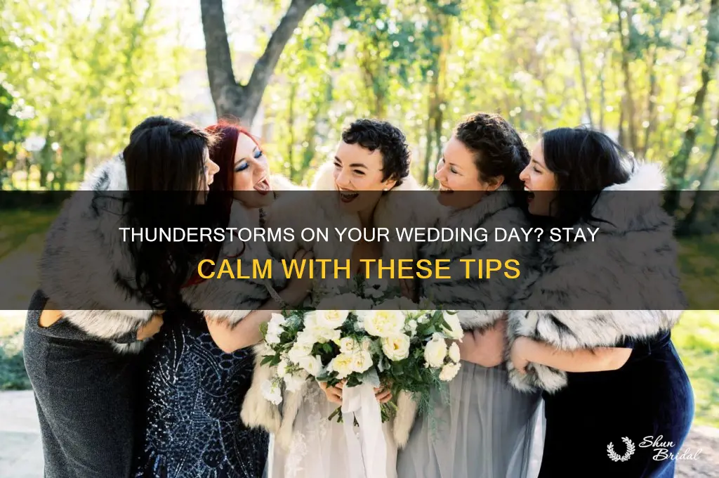 what to do when it thunderstorms on your wedding day