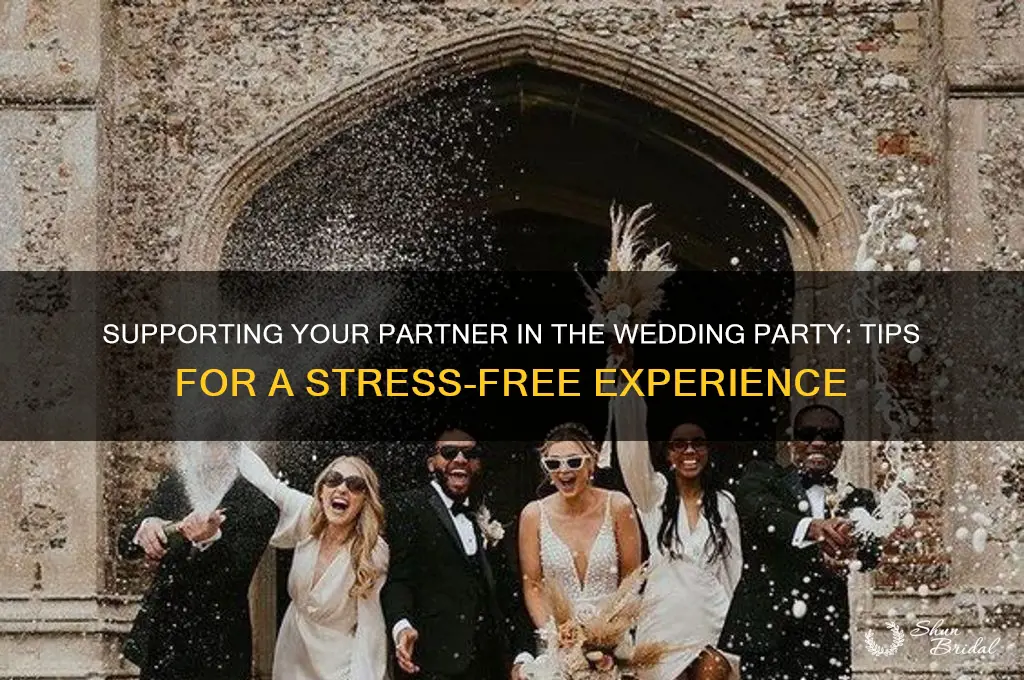 what to do when significant other is in wedding party