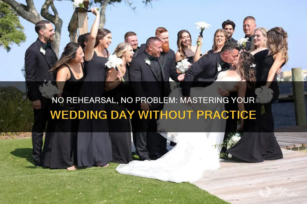 what to do when there is no wedding day rehearsal