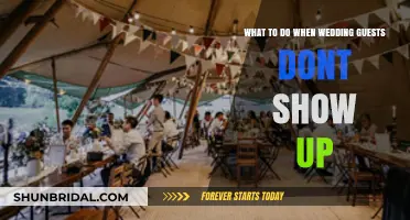Handling No-Shows: Tips for When Wedding Guests Don't Arrive