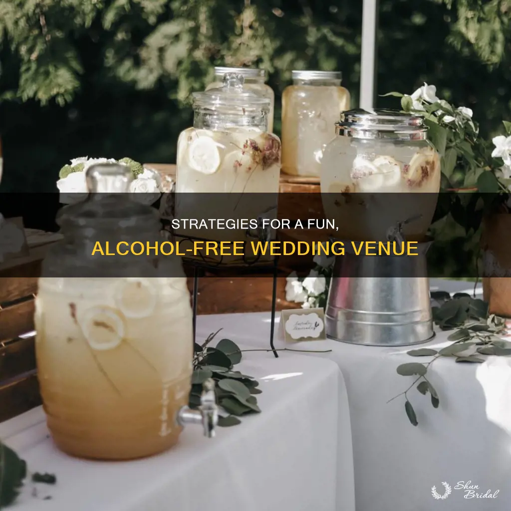 what to do when wedding venue is alcohol-free
