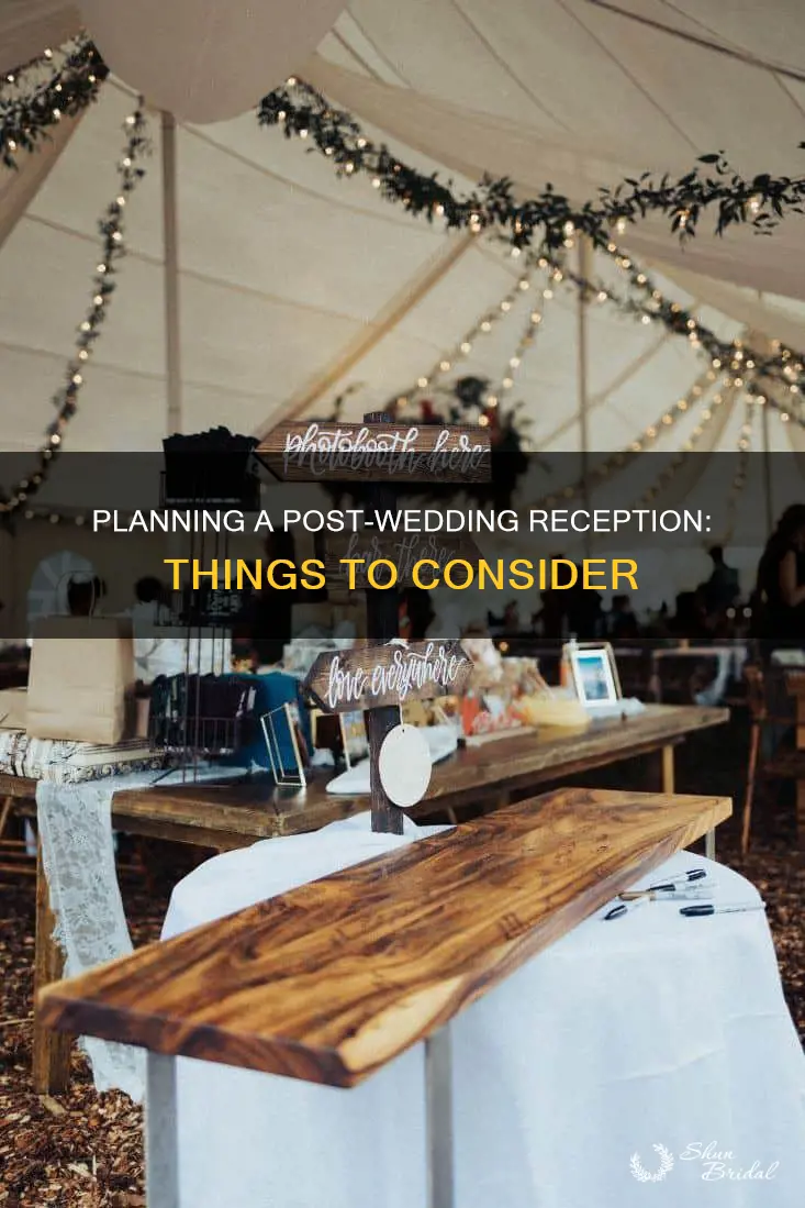what to do when your reception is months after wedding