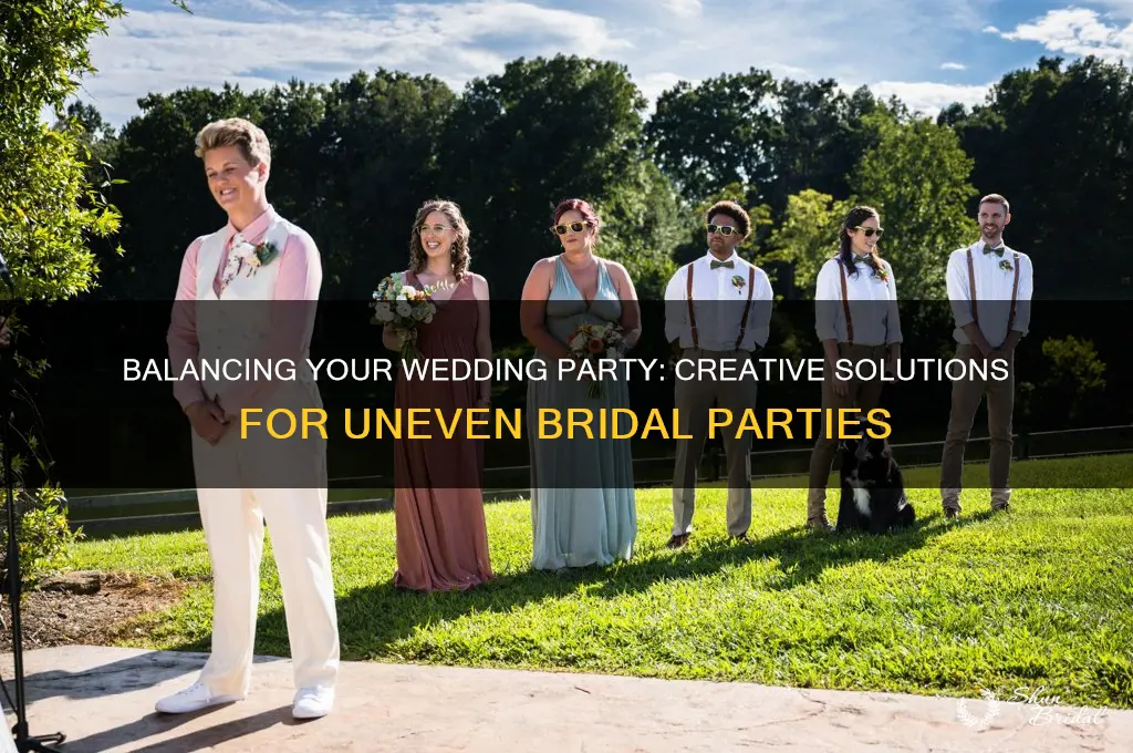 what to do when your wedding party is uneven