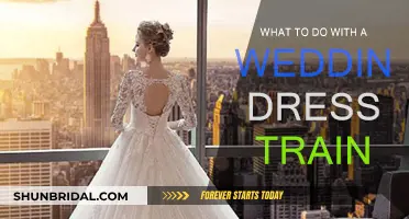 Creative Ways to Style Your Wedding Dress Train