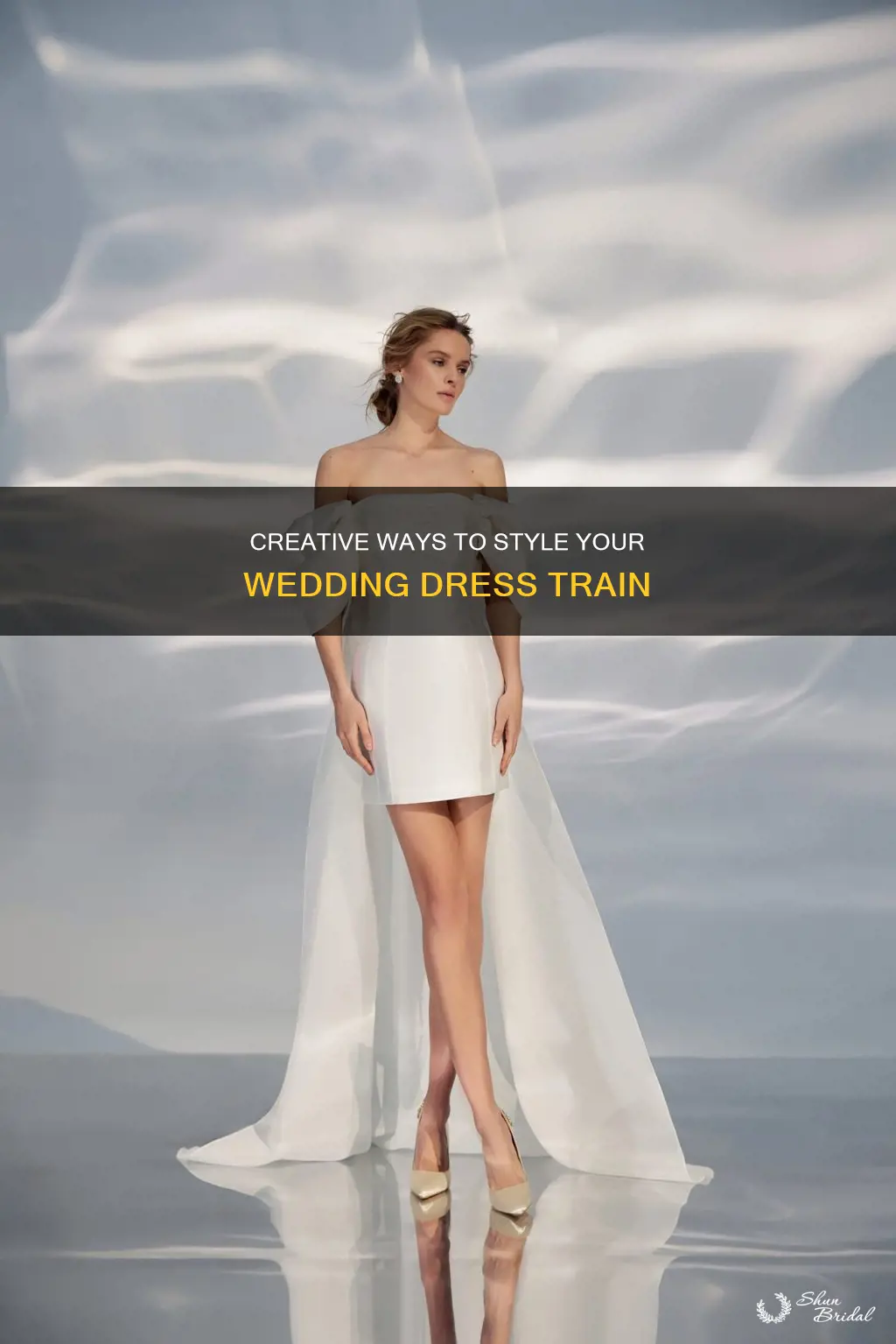 what to do with a wedding dress train