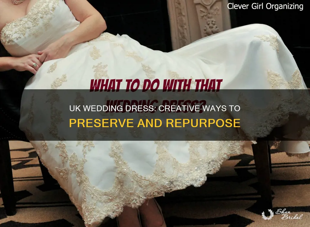 what to do with a wedding dress uk