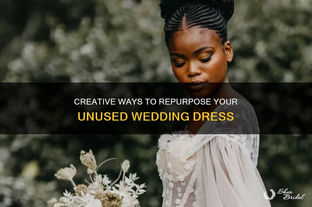 what to do with a wedding gown not worn