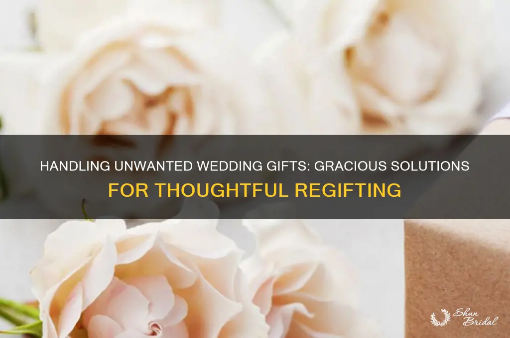 what to do with bad wedding gifts