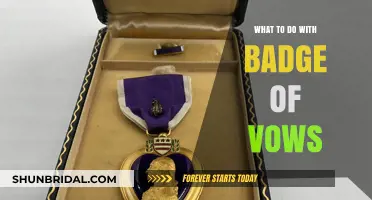 Creative Uses for Your Badge of Vows: Ideas and Inspiration