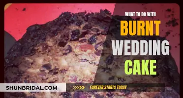 How to Salvage a Burnt Wedding Cake