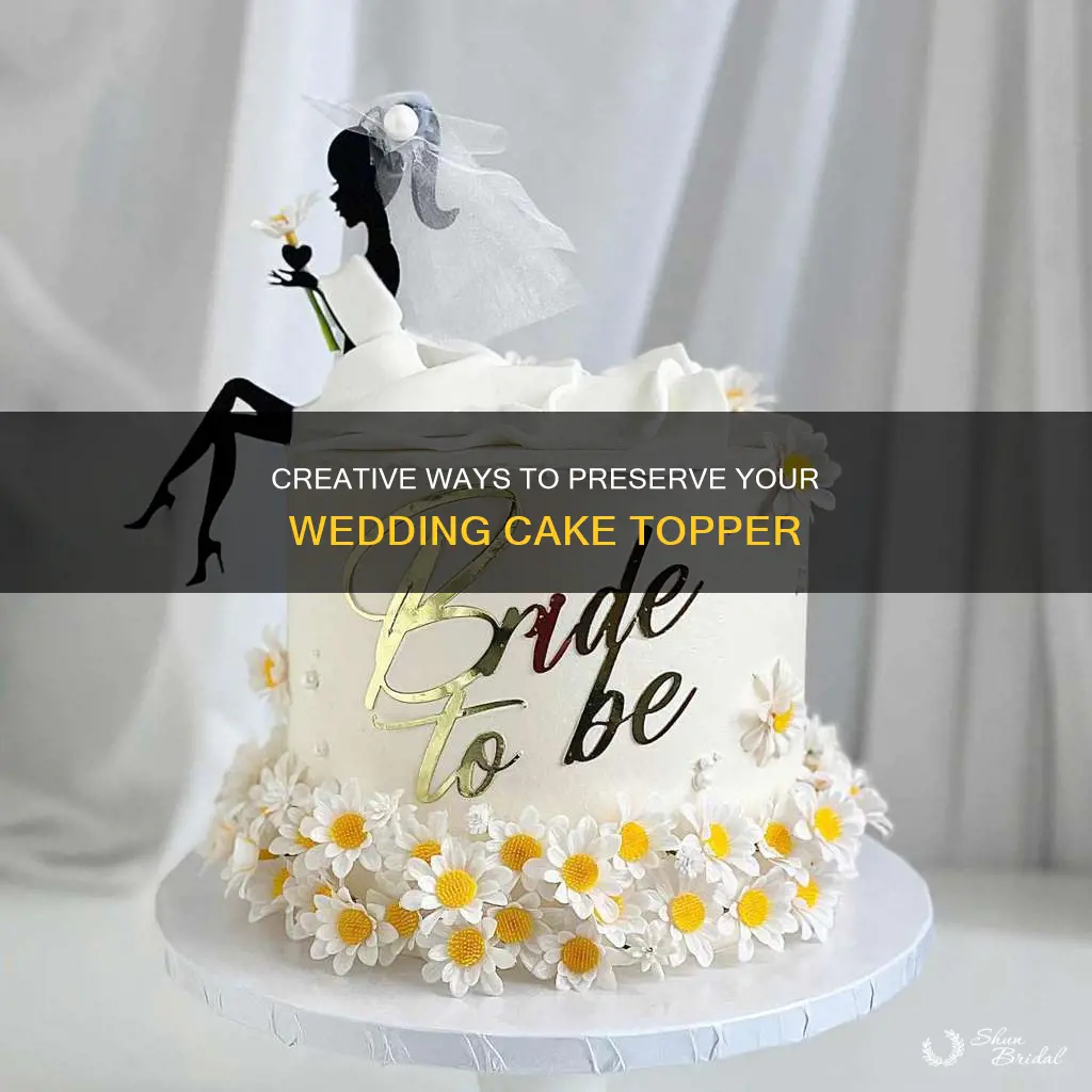 what to do with cake topper after wedding