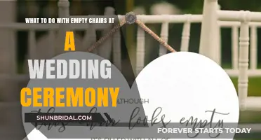 Creative Ways to Honor Empty Chairs at Your Wedding Ceremony