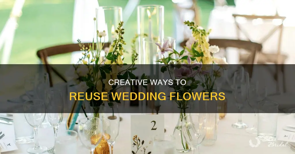 what to do with fake flowers after the wedding