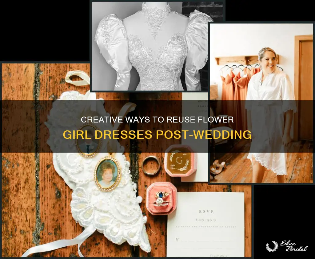what to do with flower girl dress after wedding
