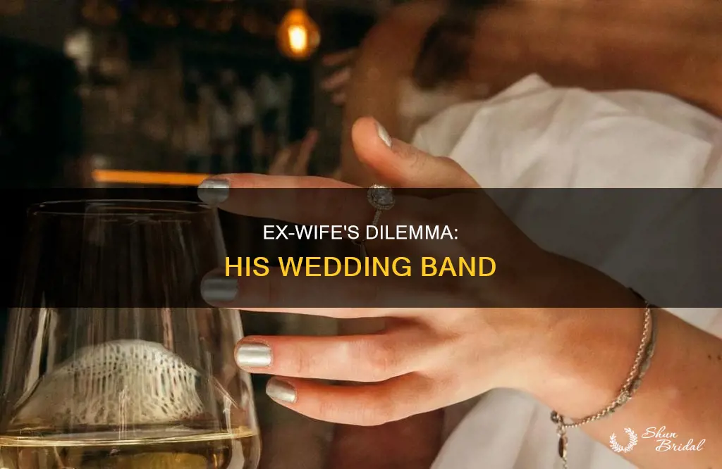 what to do with mans wedding band post dovorce